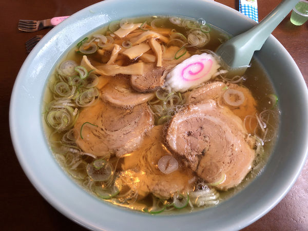 「醤油チャーシュー麺 大盛 メンマ」@高林産直食堂の写真