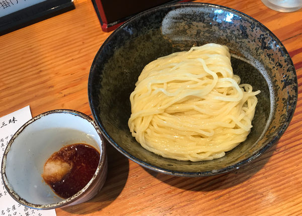 「上州辛味大根のダイヤモンドつけめん(小麦三昧)」@らーめん芝浜の写真
