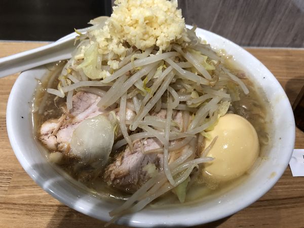 「破醤油ニンニク　煮卵」@麺屋のスたの写真