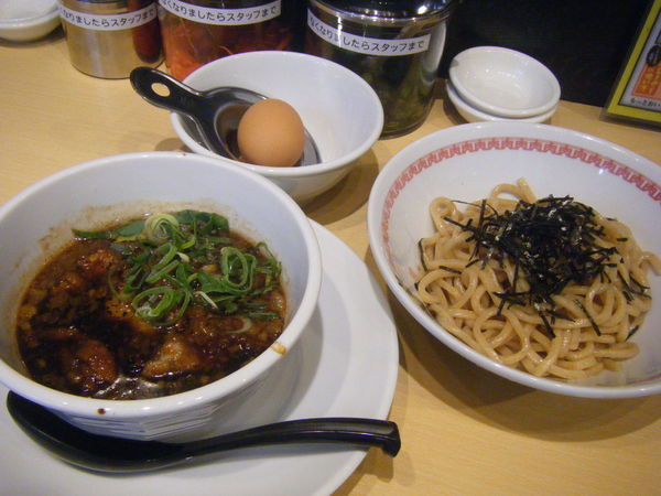 「肉汁つけ麺（レベル1）」@肉汁麺ススム 新橋店の写真
