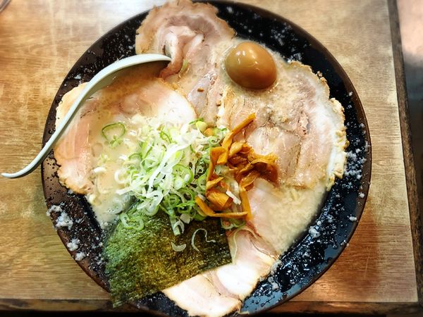 「チャーシューメン」@屋台ラーメンとんこつ貴生 稔台店の写真