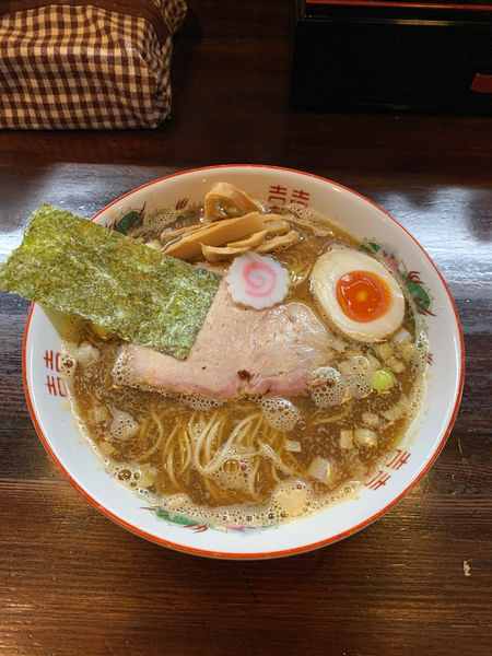 「追い煮干し中華そば(海老)」@麺座 かたぶつの写真