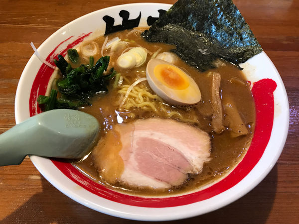 「濃厚豚骨伊勢海老ラーメン 正油　840円」@竹本商店★つけ麺開拓舎の写真