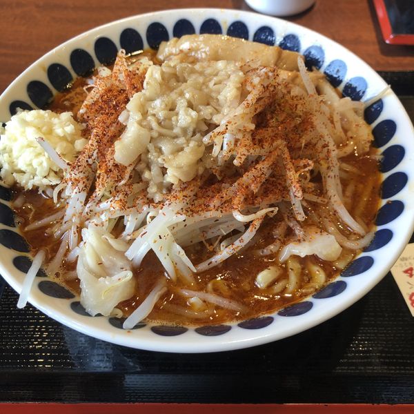 「赤い豚そば」@中華そば 蓮の華の写真