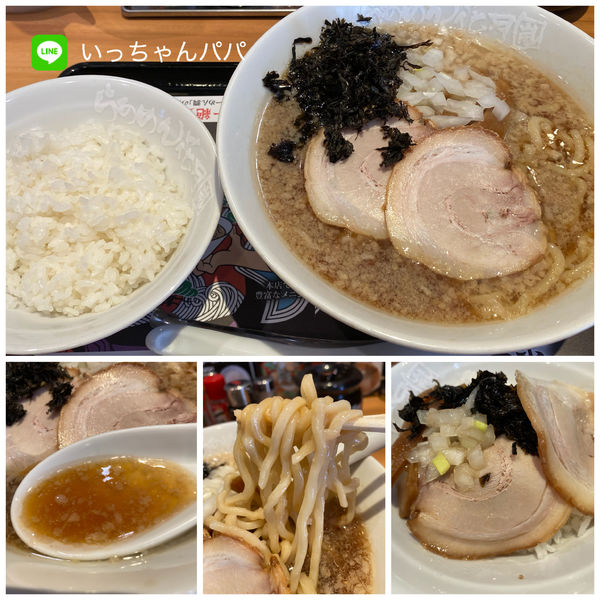 「燕三条らーめん潤 850円 クーポンライス」@らあめん花月嵐 浦和美園店の写真