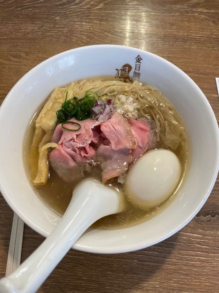 「特製金目鯛らぁめん＋替え玉」@金目鯛らぁ麺 鳳仙花 綱島店の写真