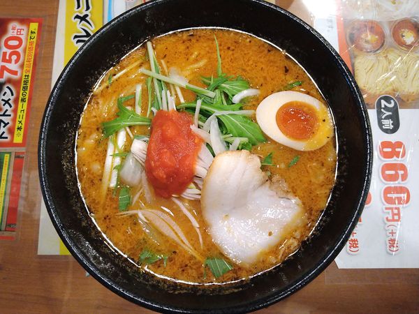 「みそトマトメン」@おおぎやラーメン 前橋西片貝店の写真