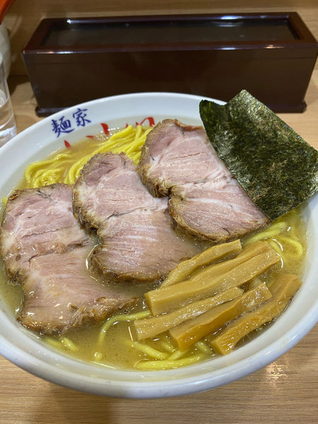 「チャーシューめん➕大盛➕麺固め」@麺家 いし川の写真