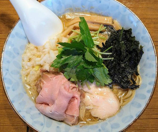 「【限定】五種の煮干しそば ￥800」@寿製麺よしかわ 川越店の写真