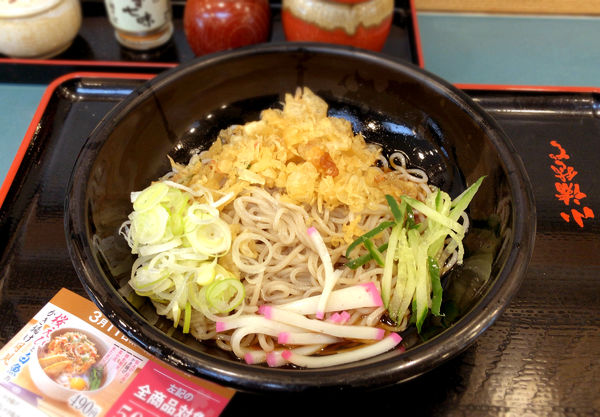 「冷やしたぬき(350円)」@小諸そば 金杉橋店の写真