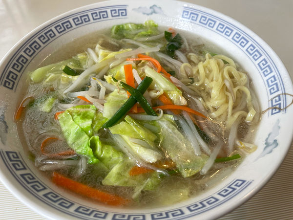 「タンメン550円」@塩子屋食堂の写真