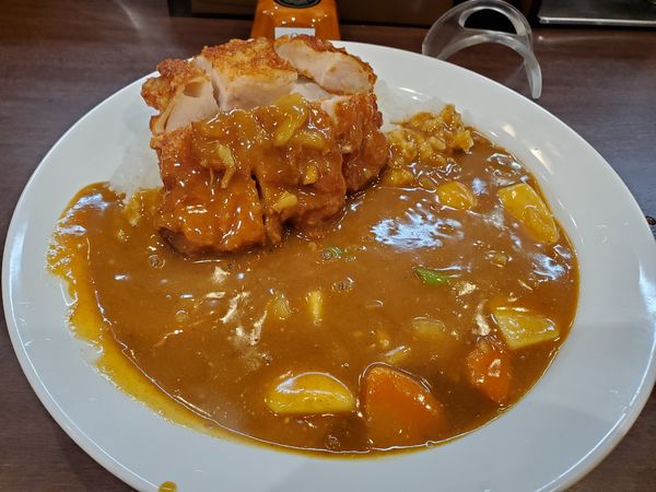 「やさいカレー・パリパリチキン・3辛・300g」@カレーハウスCoCo壱番屋 JR蒲田駅東口店の写真