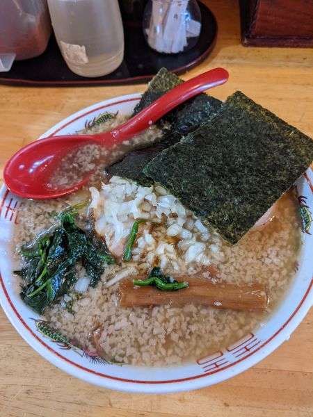 「燕三条らーめん 小＋味玉」@パワー軒の写真