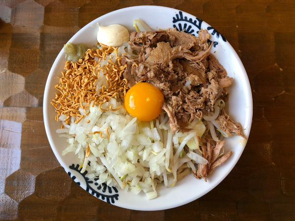 「豚まぜそば」@特級中華蕎麦 洋介の写真