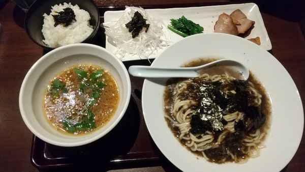 「海のかほり海苔つけ麺1100円(1日限定10食)」@創始麺屋武蔵の写真