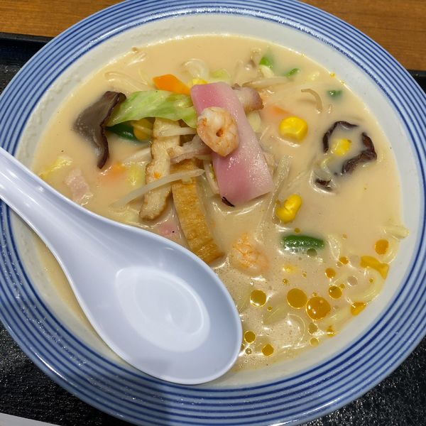 「小さい ちゃんぽん500円」@長崎ちゃんぽん リンガーハット 川越U_PLACE店の写真