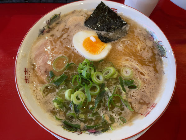 「らーめん」@中洲屋台 長浜ラーメン 初代 健太の写真