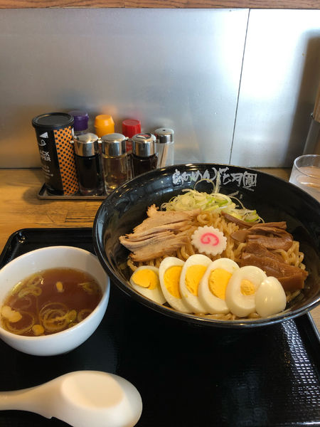 「もんじゃそば(大) 920円」@らあめん花月嵐 榎町店の写真