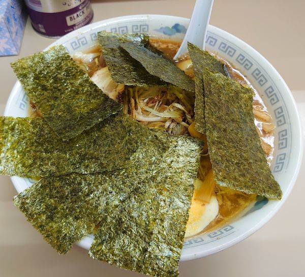 「とんこつ+ねぎ、のり、玉子(1000円)」@めんくいの写真