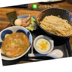 マル得つけめん 1060円 とろろ山芋 160円