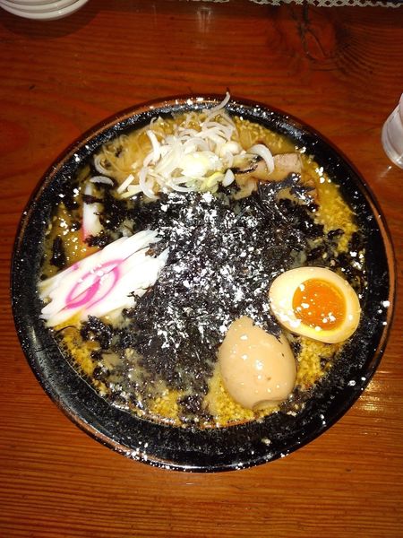 「岩のりみそらーめん+味玉 メンマ抜き」@ラーメンしょうやの写真