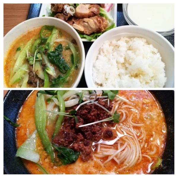 「担々麺680貴妃膳580」@四川屋台の写真