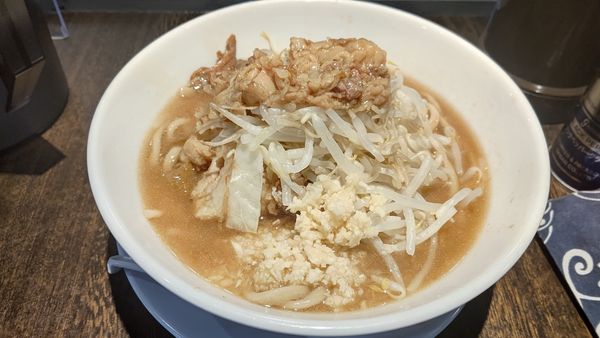 「国産豚ミニラーメン（200g）」@豚仙人 藤沢店の写真