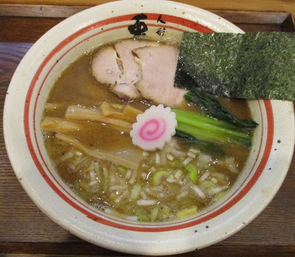 「らーめん（小）800円」@人形町 兎屋の写真