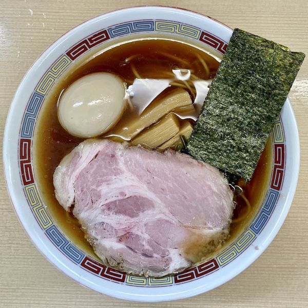 「濃口醤油 煮干鰮味玉らーめん」@煮干鰮らーめん 圓の写真