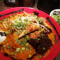 カラシビ味噌らー麺  パクチー別添え