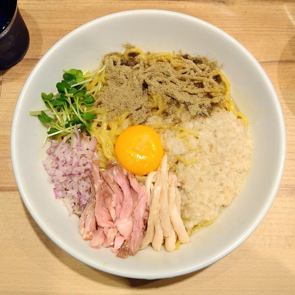 「特製煮干油そば(ワンタンスープ付)」@麺屋 彩音 ~Sign~の写真