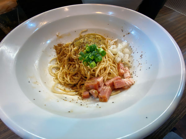 「浅利替え玉ハーフ¥250」@麺屋 煮干と鶏 ひんなの写真