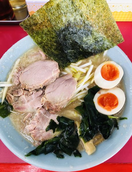 「ネギチャーシューメン+味玉　900円」@ラーメンショップ 牛久結束店の写真