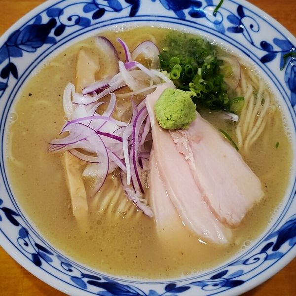 「【限定】山葵風味の鶏白湯 ７８０円」@とも笑〜tomoe〜の写真