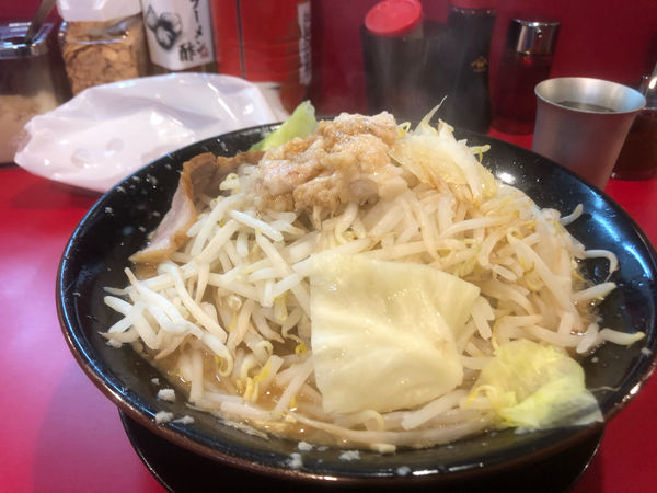 「コテ野菜ラーメン中盛　バリカタアブラ多目」@家系ラーメン 王道 神道家の写真