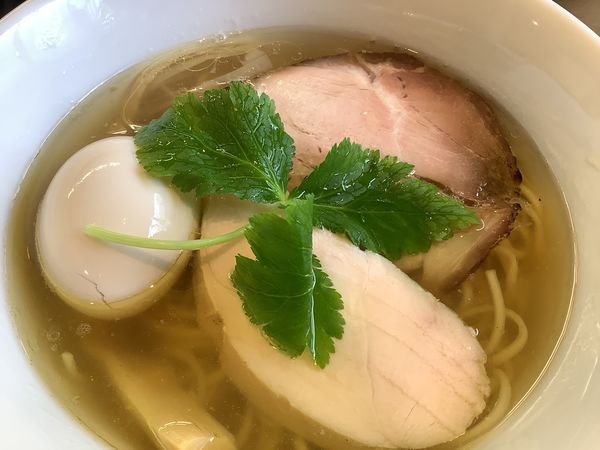 「味玉白醤油そば　1000円」@中華そば 馨の写真