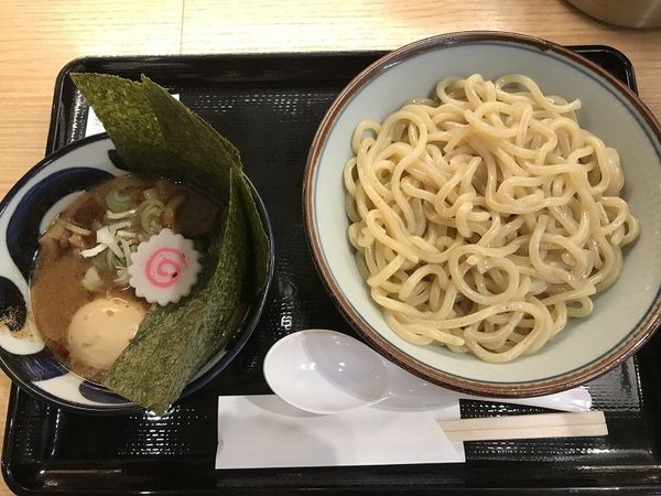 「特製濃厚豚骨魚介つけ麺」@三竹寿 大街道店の写真