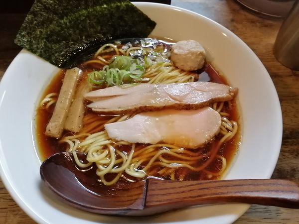 「鶏中華そば　800円」@らーめん チキントの写真