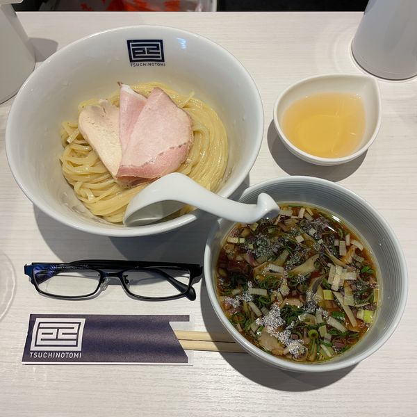 「鴨✖︎鶏出汁 つけ麺」@淡麗拉麺 己巳の写真