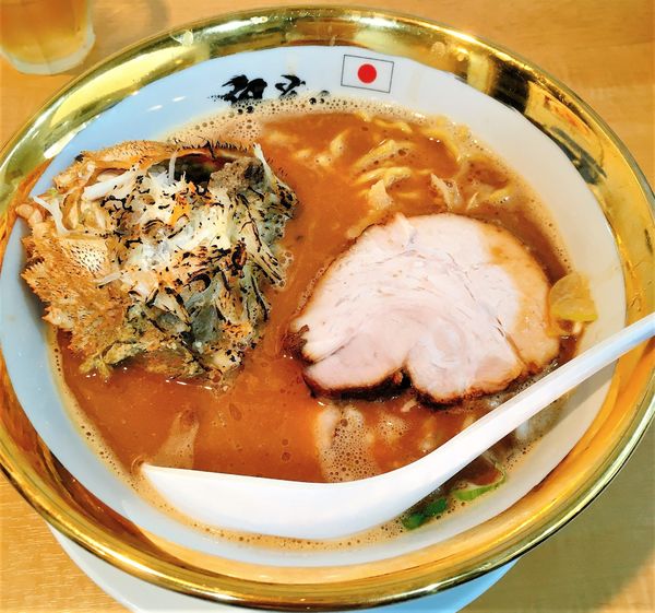 「【限定】毛蟹の蟹味噌ラーメン」@鬼そば 藤谷の写真