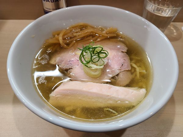 「塩中華そば」@手揉み中華そば 中村の写真