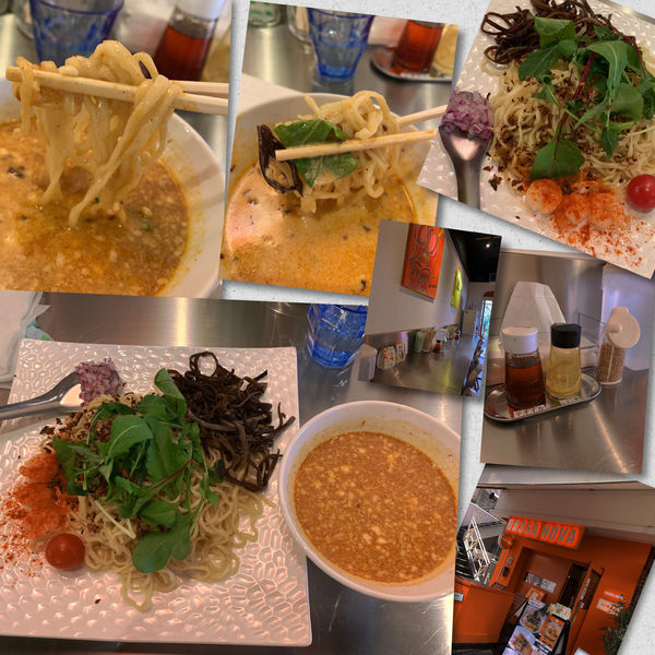 「ラクサつけソバ1100円」@BASSA NOVA 原宿店の写真