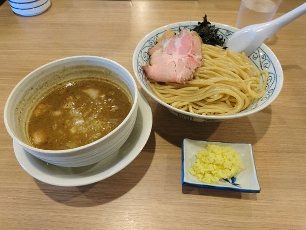 「濃厚煮干しつけ麺 ３５０G」@ラーメン酒場 天狗の写真