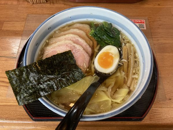 「叉焼ワンタン麺」@奥州白河ラーメン ○政の写真
