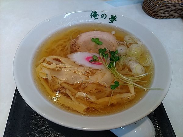 「手打ちラーメン」@佐野青竹手打ちラーメン 俺の夢の写真