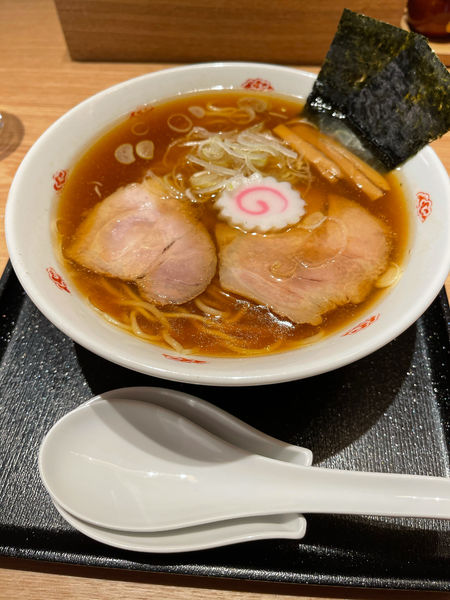 「中華そば850円＋焼売150円」@虎ノ門 勝本の写真