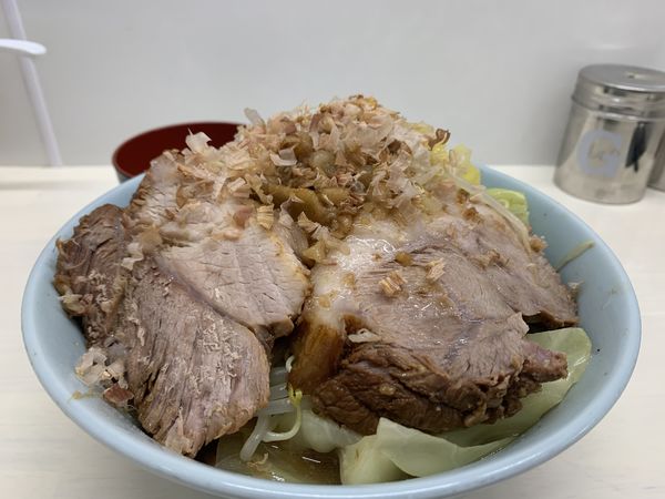 「ラーメン汁なし　限定塩　豚増し1枚」@俺の生きる道 柏店の写真