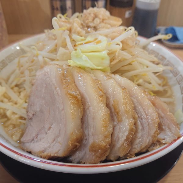 「小ぶた980円(全マシ野菜マシマシ)」@豚山 神保町店の写真