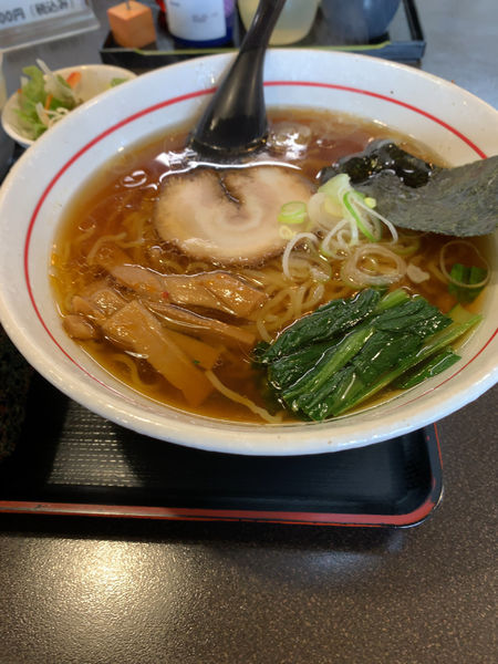「しょうゆラーメン(日替わり定食)」@手もみラーメン もりもり亭の写真