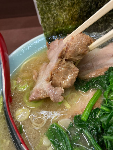 「チャーシューメン　ほうれん草増し」@ラーメンショップ 二ツ橋店の写真